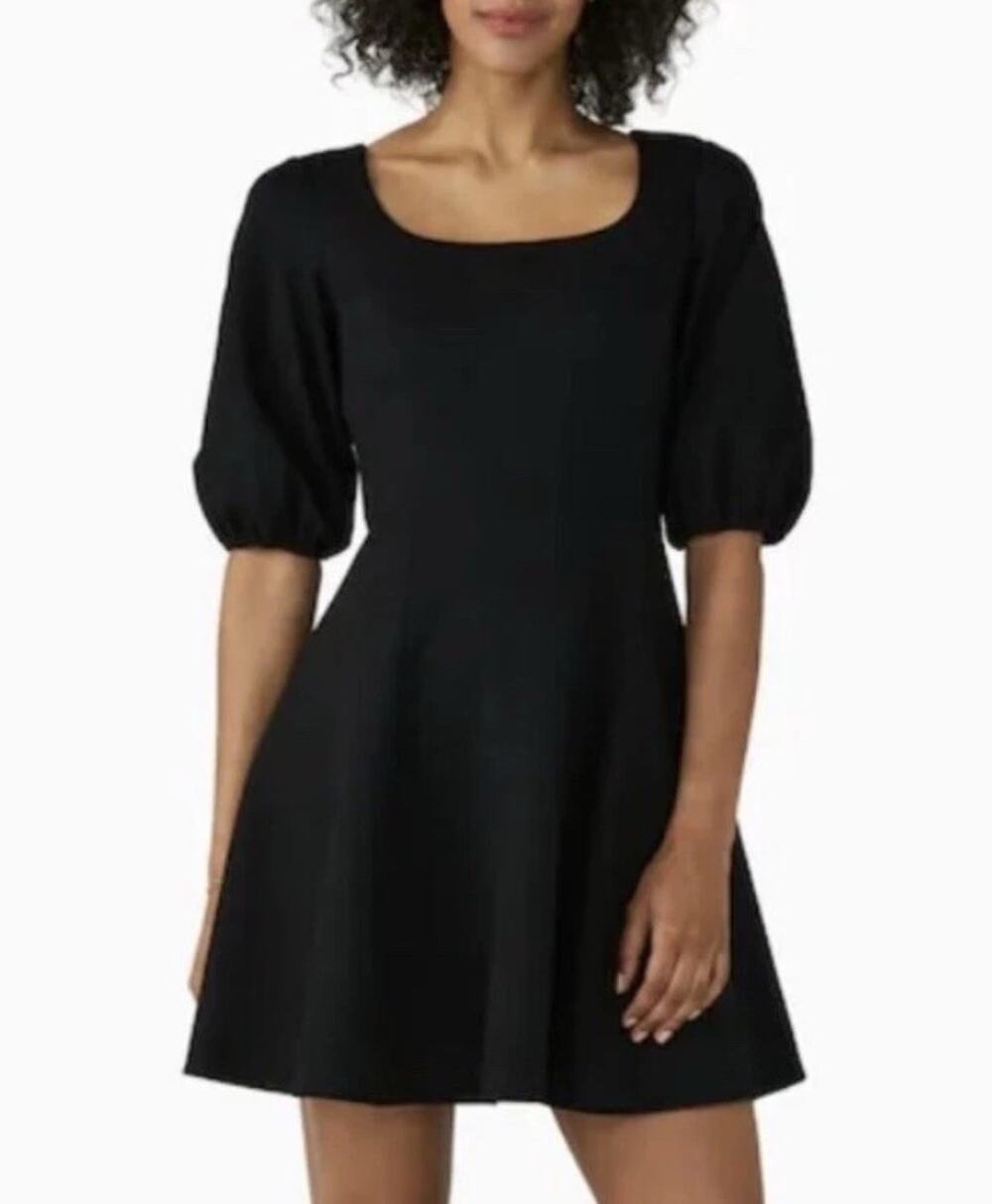 Kate Spade Dress Women’s S Black Half Sleeve Fit & Flare Party